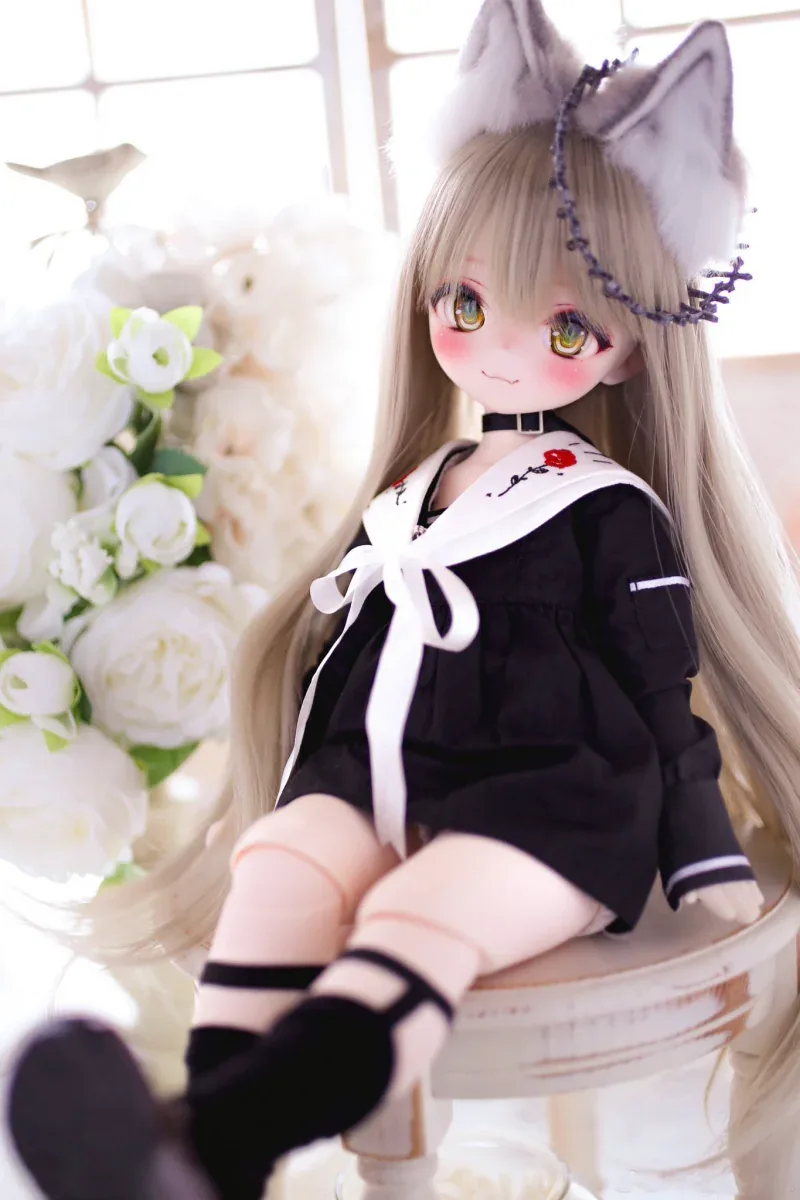 「PuyooDoll」KUMAKO KiKi 1/4 BJD Doll Head Only - Image 4