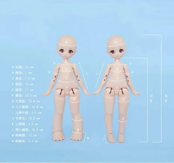 「PuyooDoll」KUMAKO KiKi 1/4 BJD Doll Head Only - Image 6