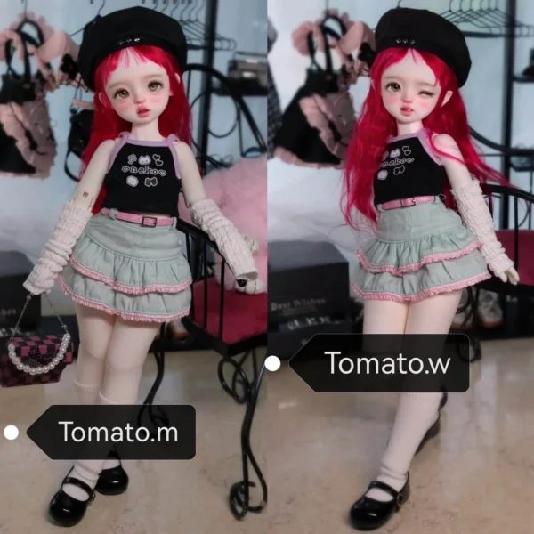 「QianQian」Tomato 1/4 BJD Doll Head Only - Image 2