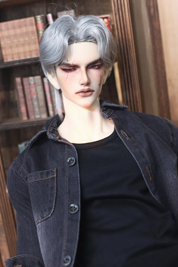 「QingYe」Rikugo (scar ver) BJD Head Only (75cm) - Image 14