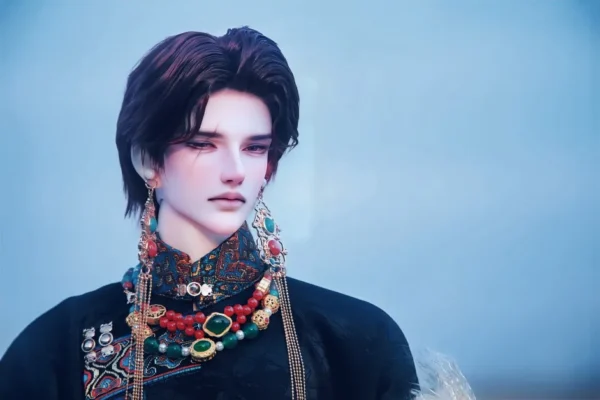 「QingYe」Rikugo (scar ver) BJD Head Only (75cm) - Image 4