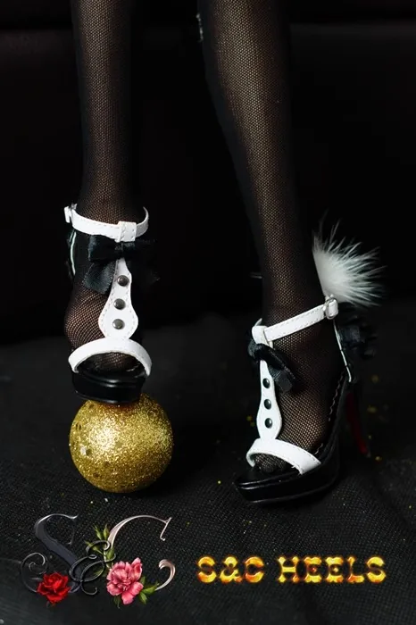 「S&C」Bunny Mary Jane High Heels Sandals (1/3)