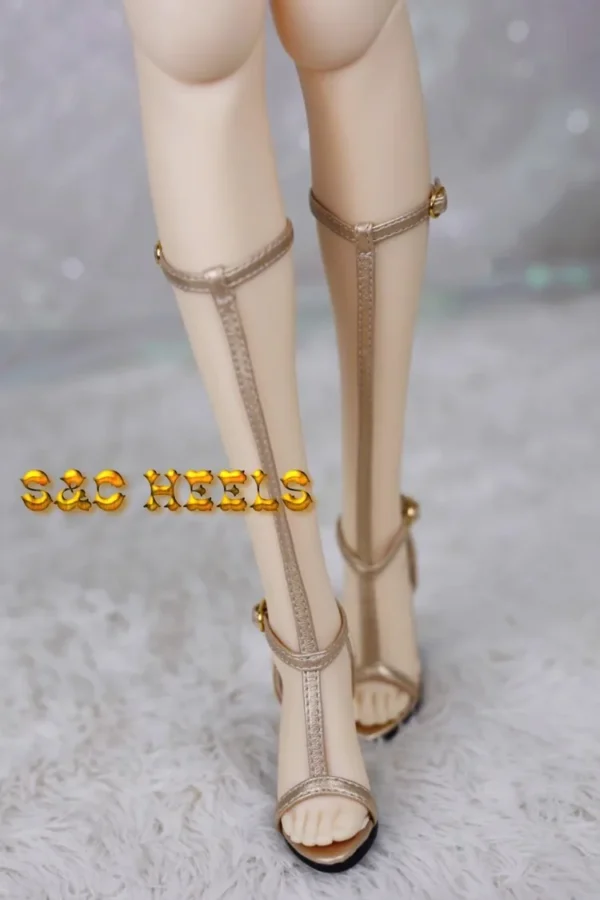 「S&C」High Heels Roman Sandals (1/3)