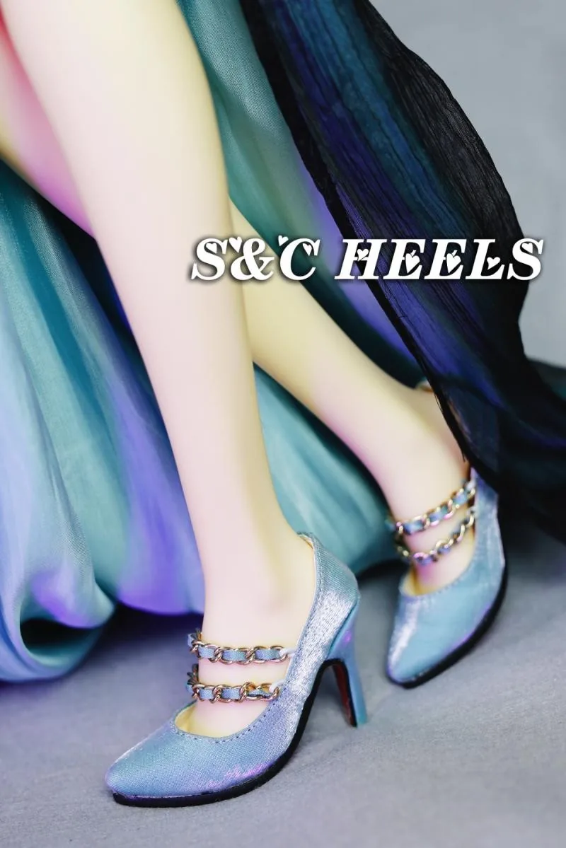 「S&C」Limited Edition Gold Chain High Heel (1/3) - Image 2