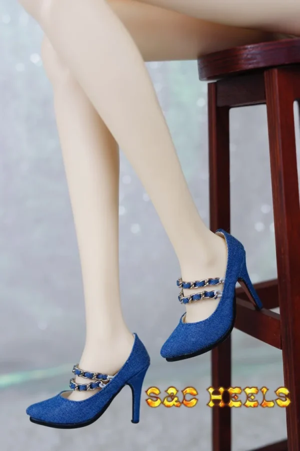 「S&C」Limited Edition Gold Chain High Heel (1/3) - Image 5