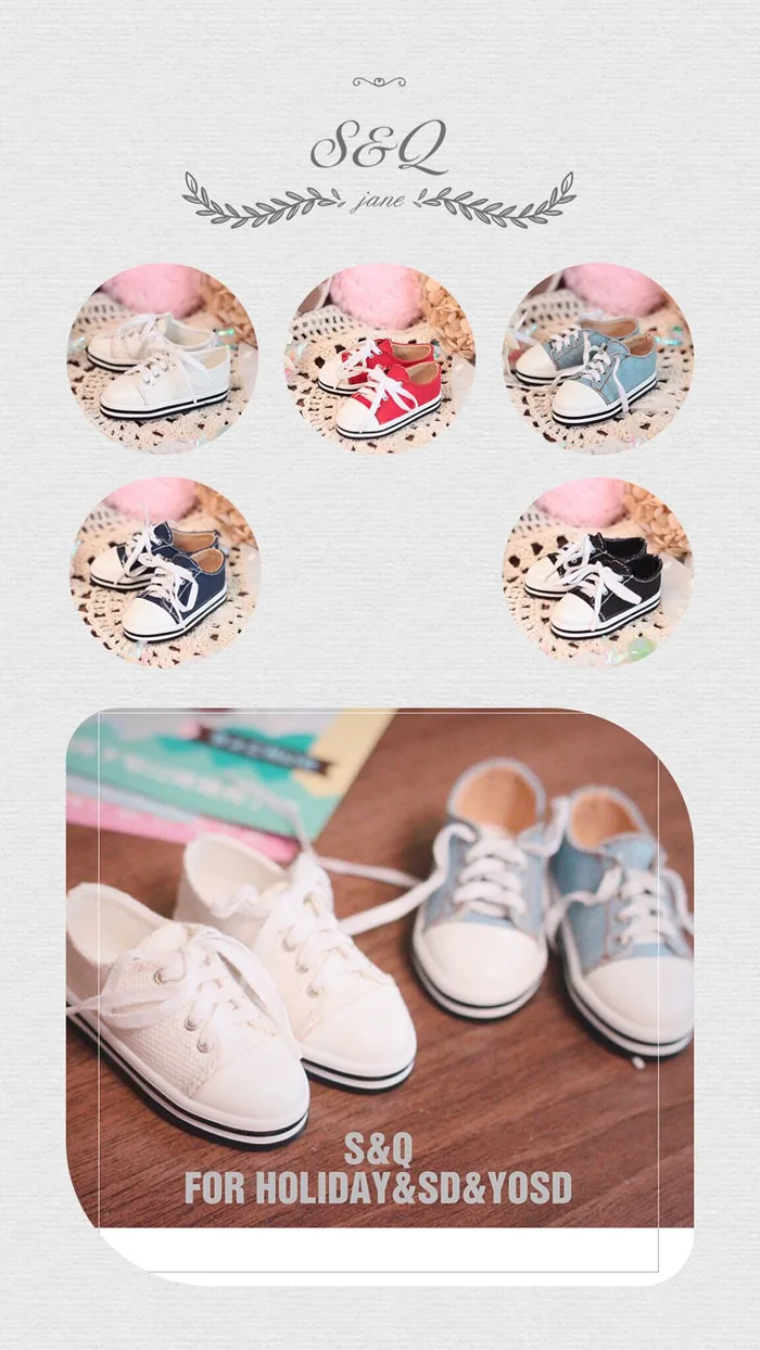 「S&G」Canvas Sneakers (YOSD/MDD/MSD/Chubby/SD/DD) - Image 3