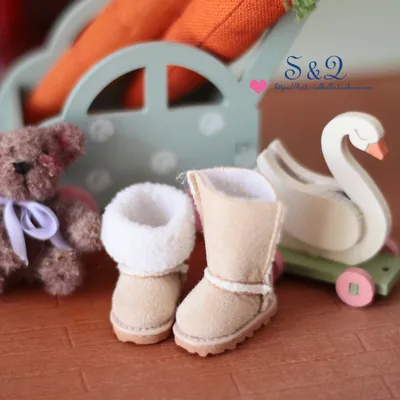 「S&G」Cuffed Snow Boots (OB11/OB24/LATI/YOSD/MDD/MSD/Chubby/SD/DD) - Image 4