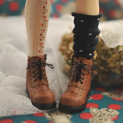 「S&G」Engraved Nubuck Boots (YOSD/MDD/MSD/Chubby)