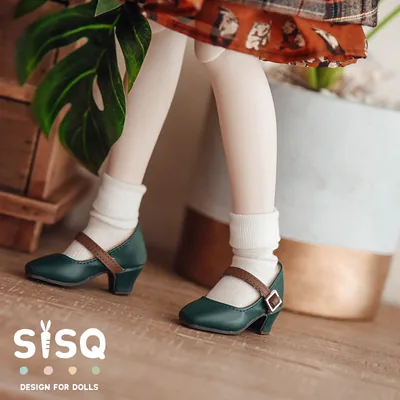 「S&G」Retro Square-Head Heels (Blythe/YOSD/MDD/MSD/Chubby/SDGR/DD) - Image 3