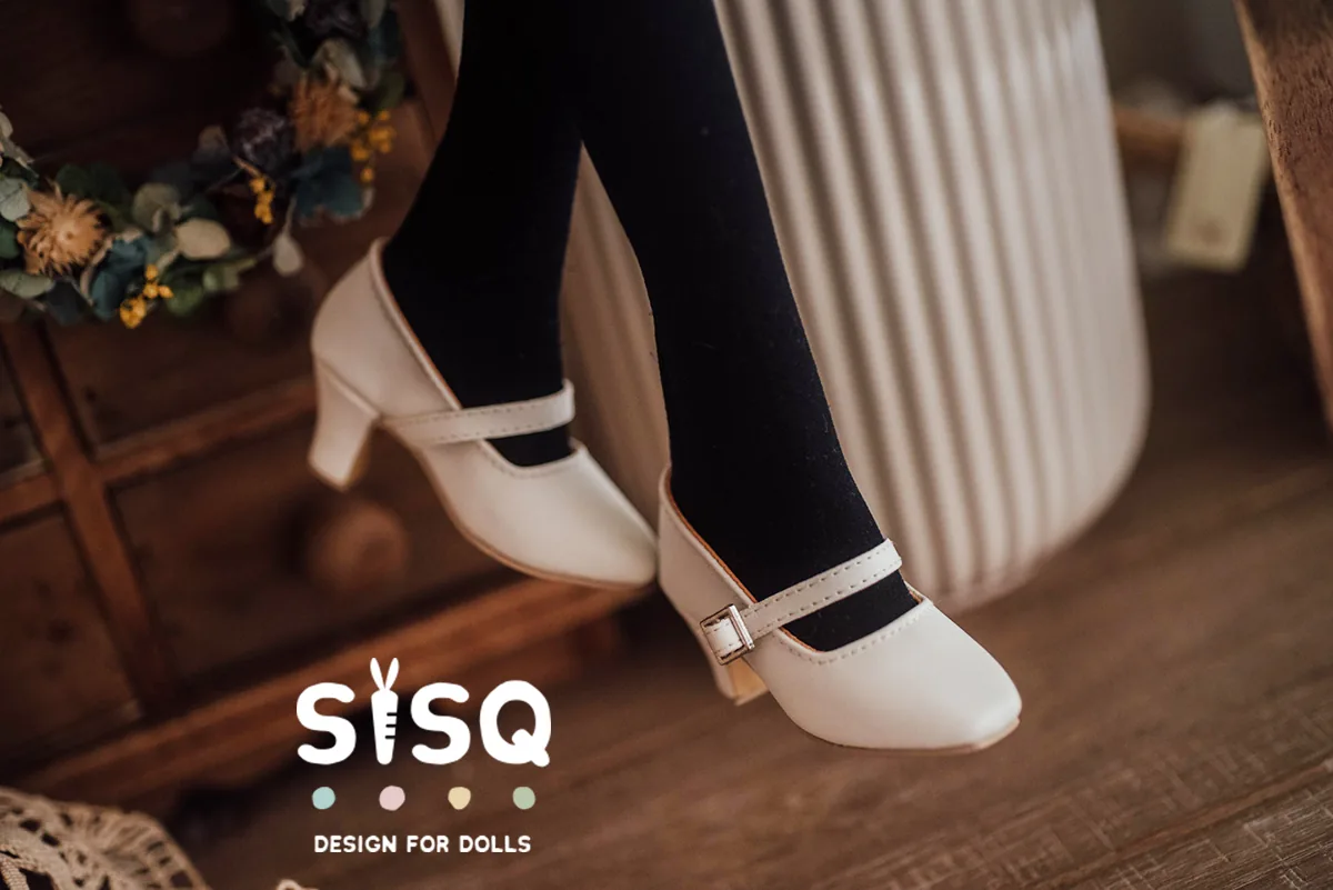 「S&G」Retro Square-Head Heels (Blythe/YOSD/MDD/MSD/Chubby/SDGR/DD) - Image 4