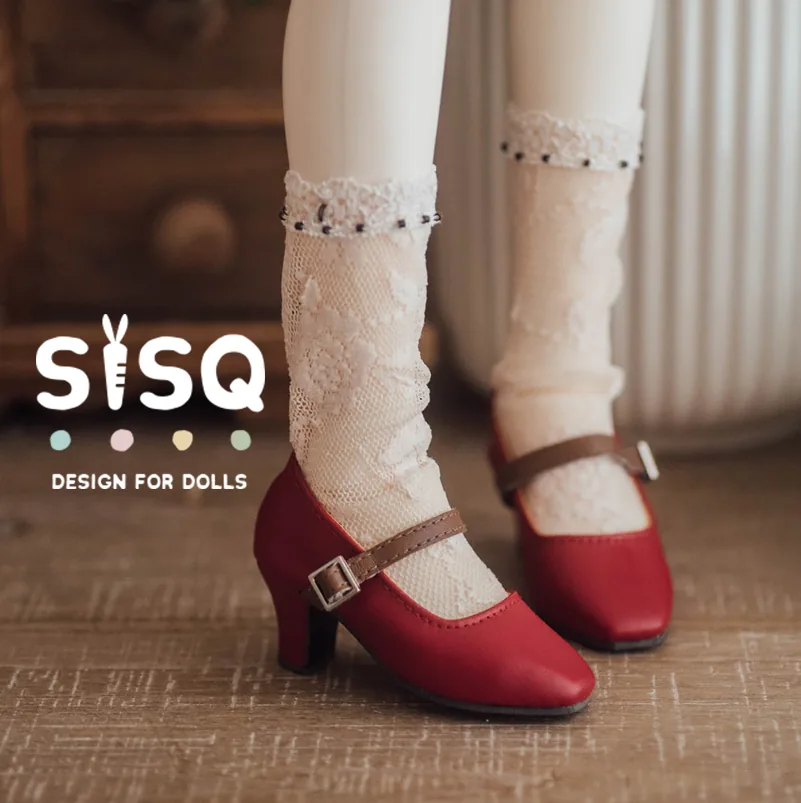 「S&G」Retro Square-Head Heels (Blythe/YOSD/MDD/MSD/Chubby/SDGR/DD) - Image 5