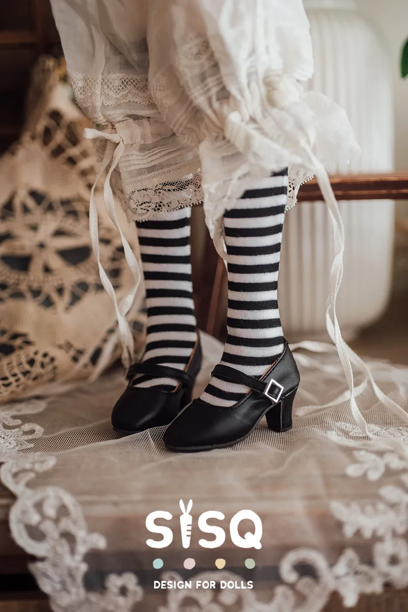 「S&G」Retro Square-Head Heels (Blythe/YOSD/MDD/MSD/Chubby/SDGR/DD) - Image 6