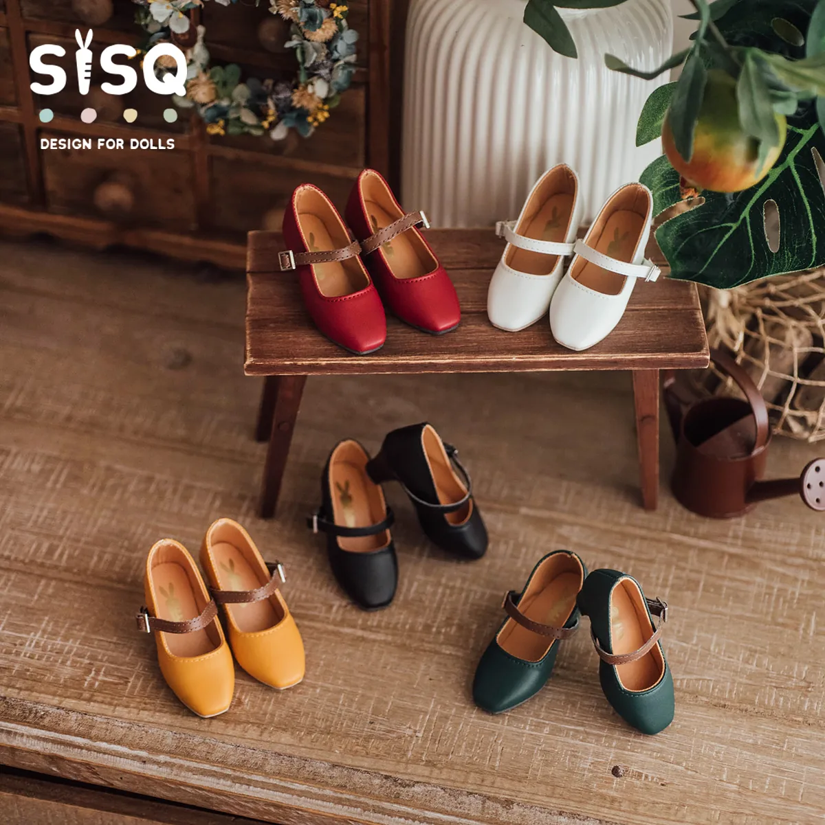 「S&G」Retro Square-Head Heels (Blythe/YOSD/MDD/MSD/Chubby/SDGR/DD) - Image 7