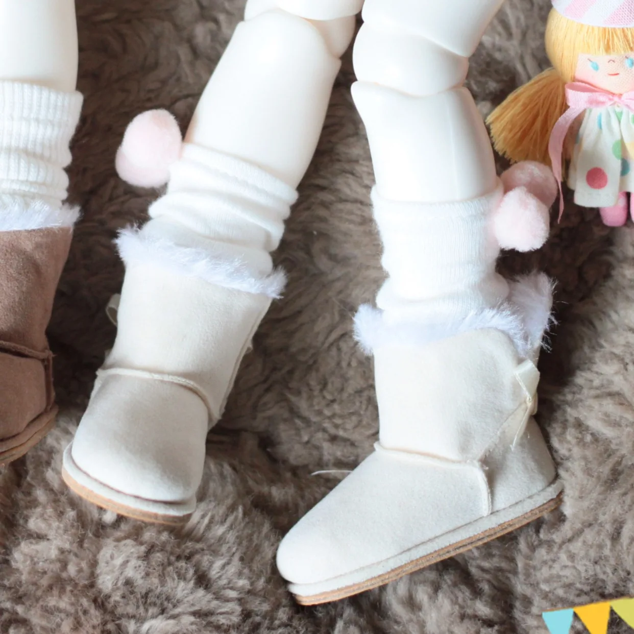 「S&G」Ribbon BJD Winter Boots (YOSD/MDD/MSD/Chubby) - Image 3