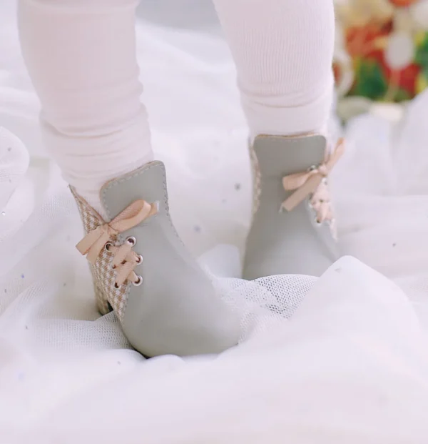 「S&G」Ribbon Tartan High-Heeled Ankle Boots (YOSD/MDD/MSD/Chubby) - Image 2