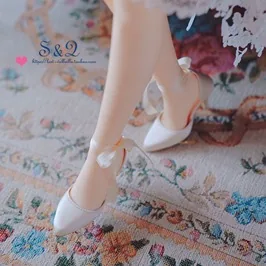 「S&G」 Silk High Heel Ankle Boots for BJD (SD13/SD16/SDGR/DD) - Image 2