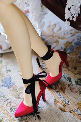 「S&G」 Silk High Heel Ankle Boots for BJD (SD13/SD16/SDGR/DD) - Image 6