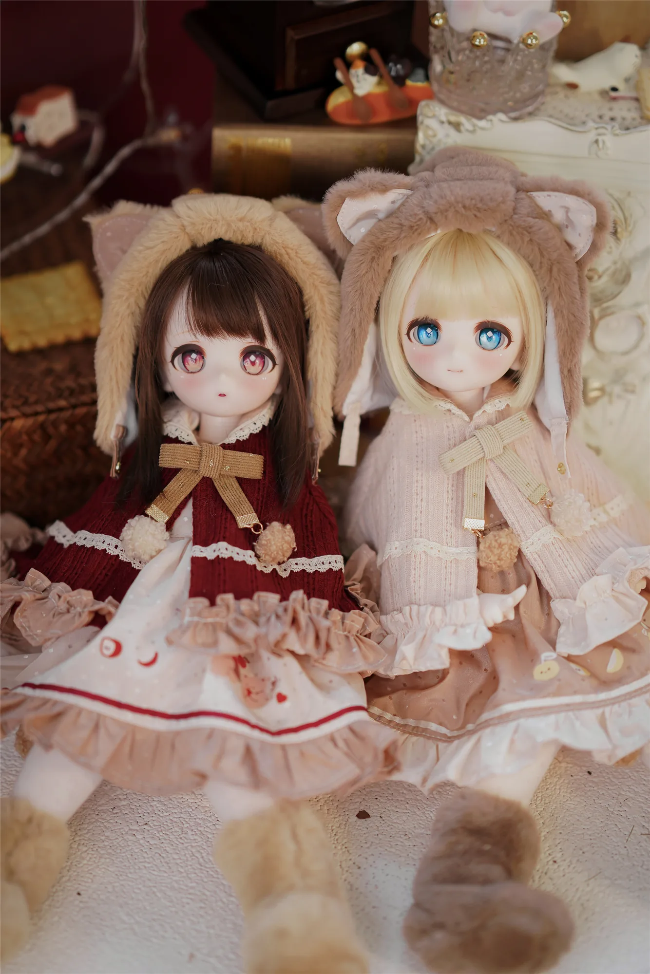 「Sasato」Apple Bear (MDD/MSD/Chubby l 1/4) BJD Outfit Only - Image 3