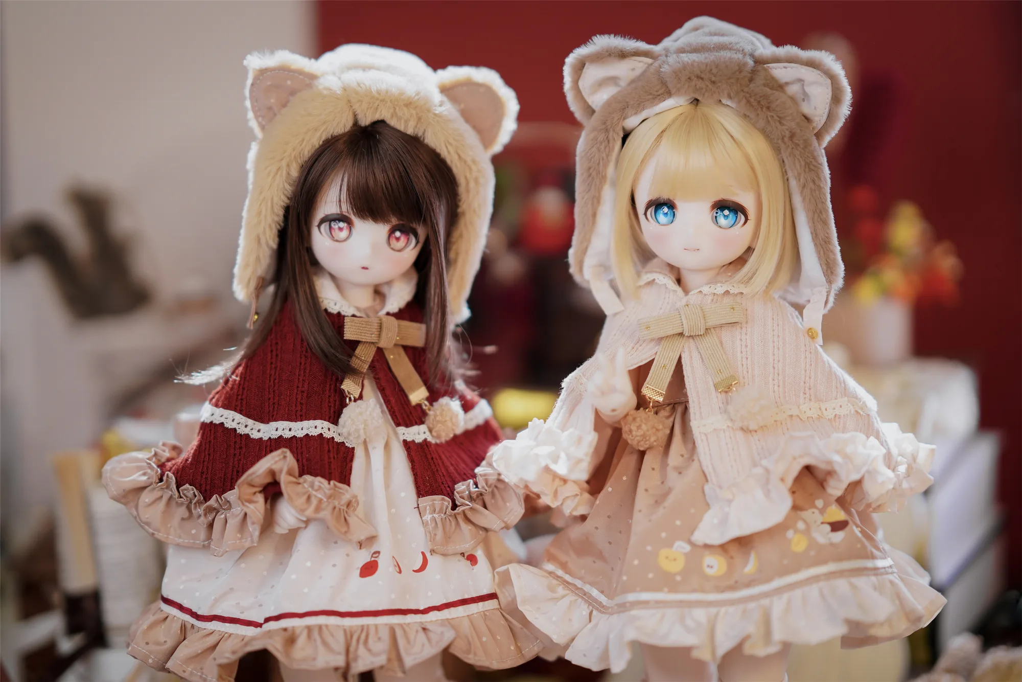 「Sasato」Apple Bear (MDD/MSD/Chubby l 1/4) BJD Outfit Only - Image 4