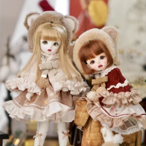 「Sasato」Apple Bear (YOSD l 1/6) BJD Outfit Only