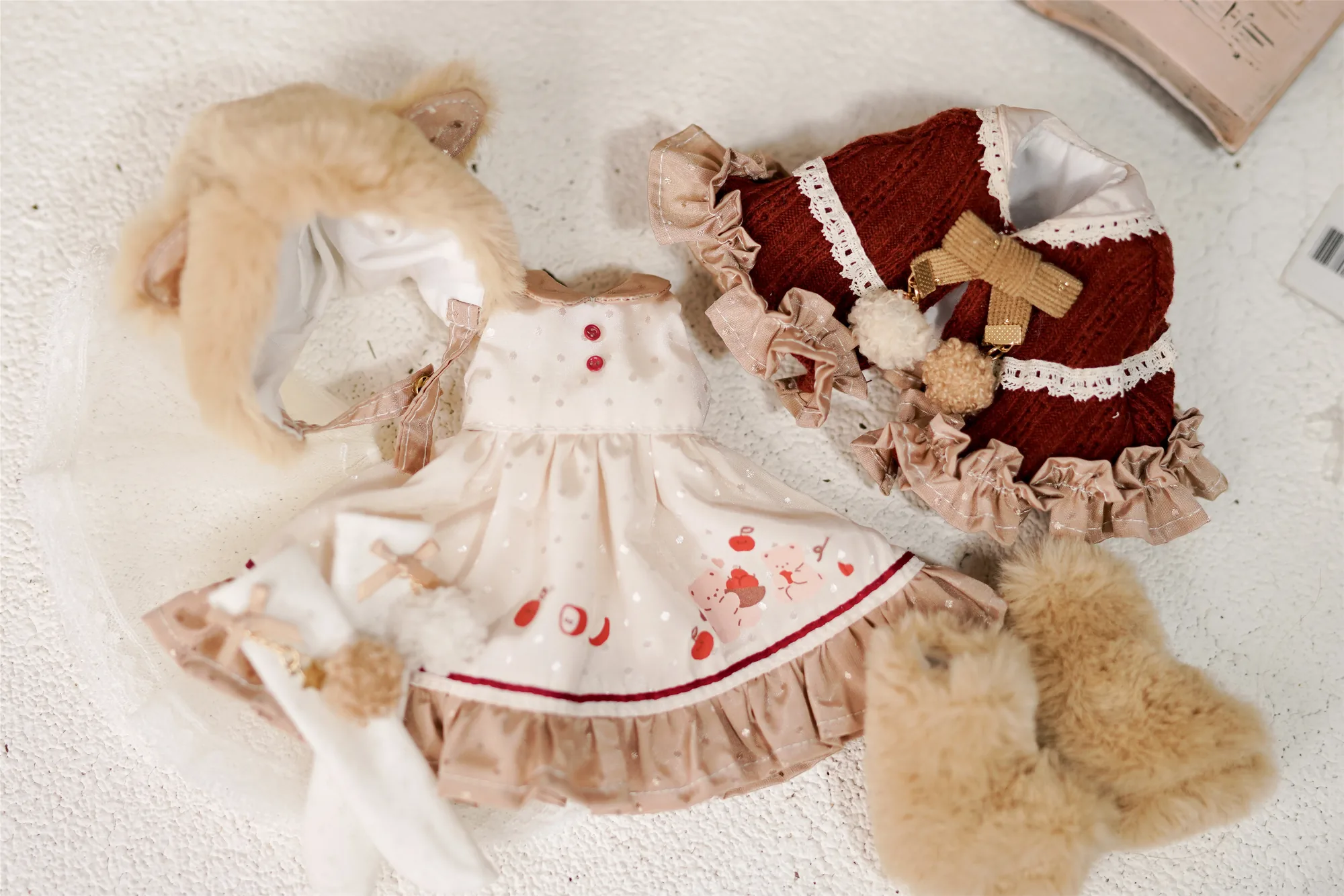 「Sasato」Apple Bear (YOSD l 1/6) BJD Outfit Only - Image 11