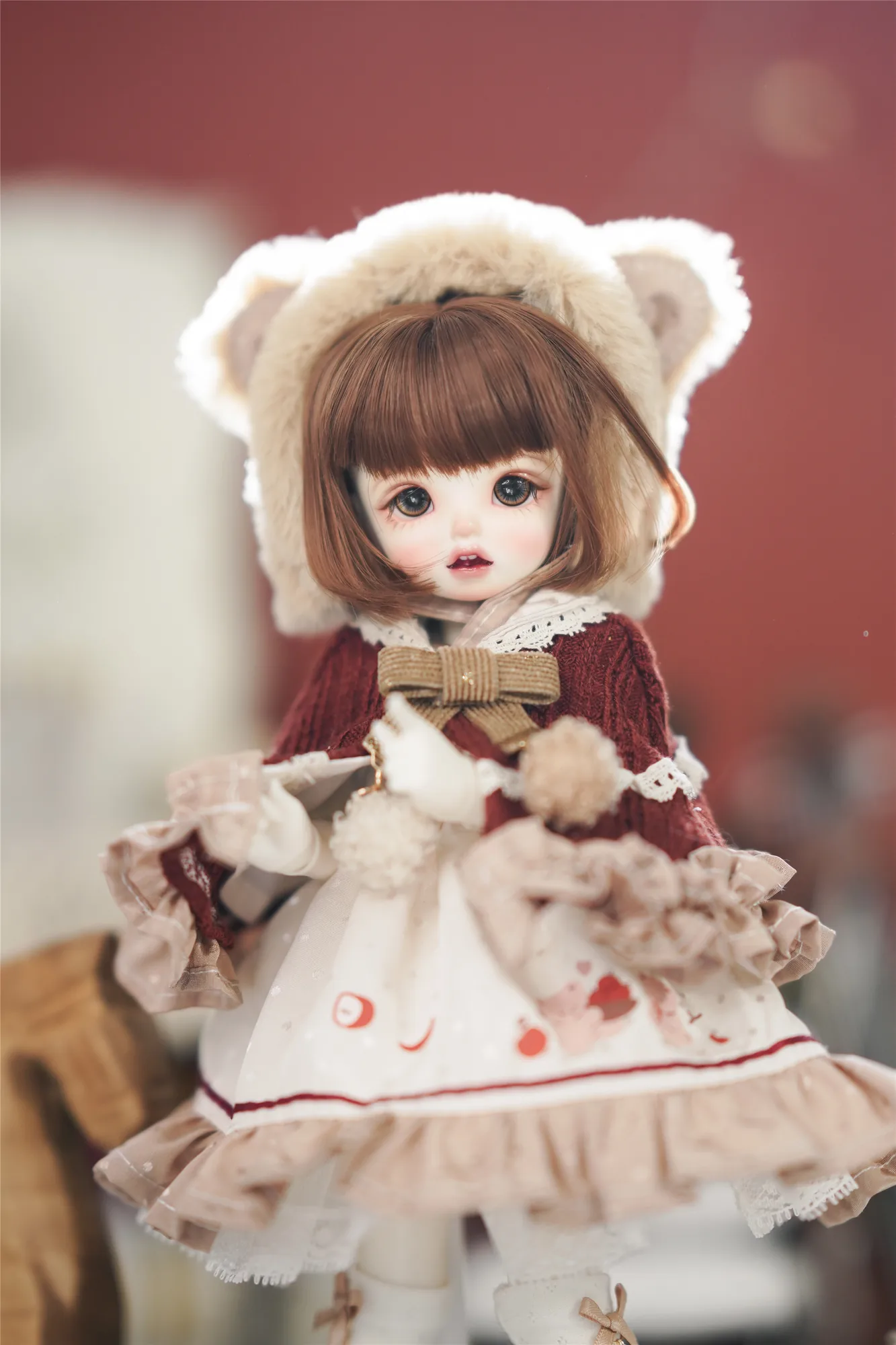 「Sasato」Apple Bear (YOSD l 1/6) BJD Outfit Only - Image 8
