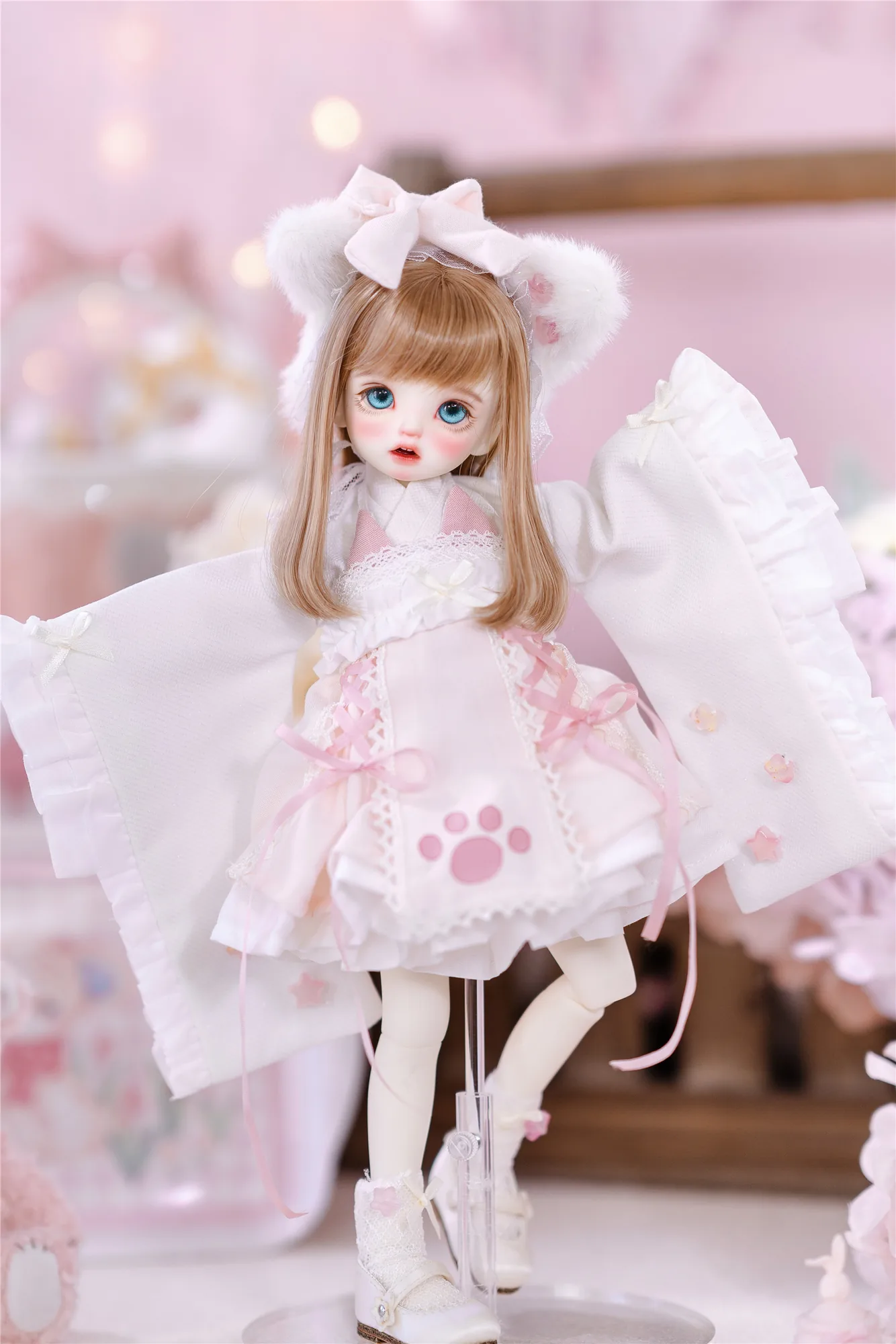 「Sasato」Golden Cherry Blossom (YOSD l 1/6) BJD Outfit Only - Image 3