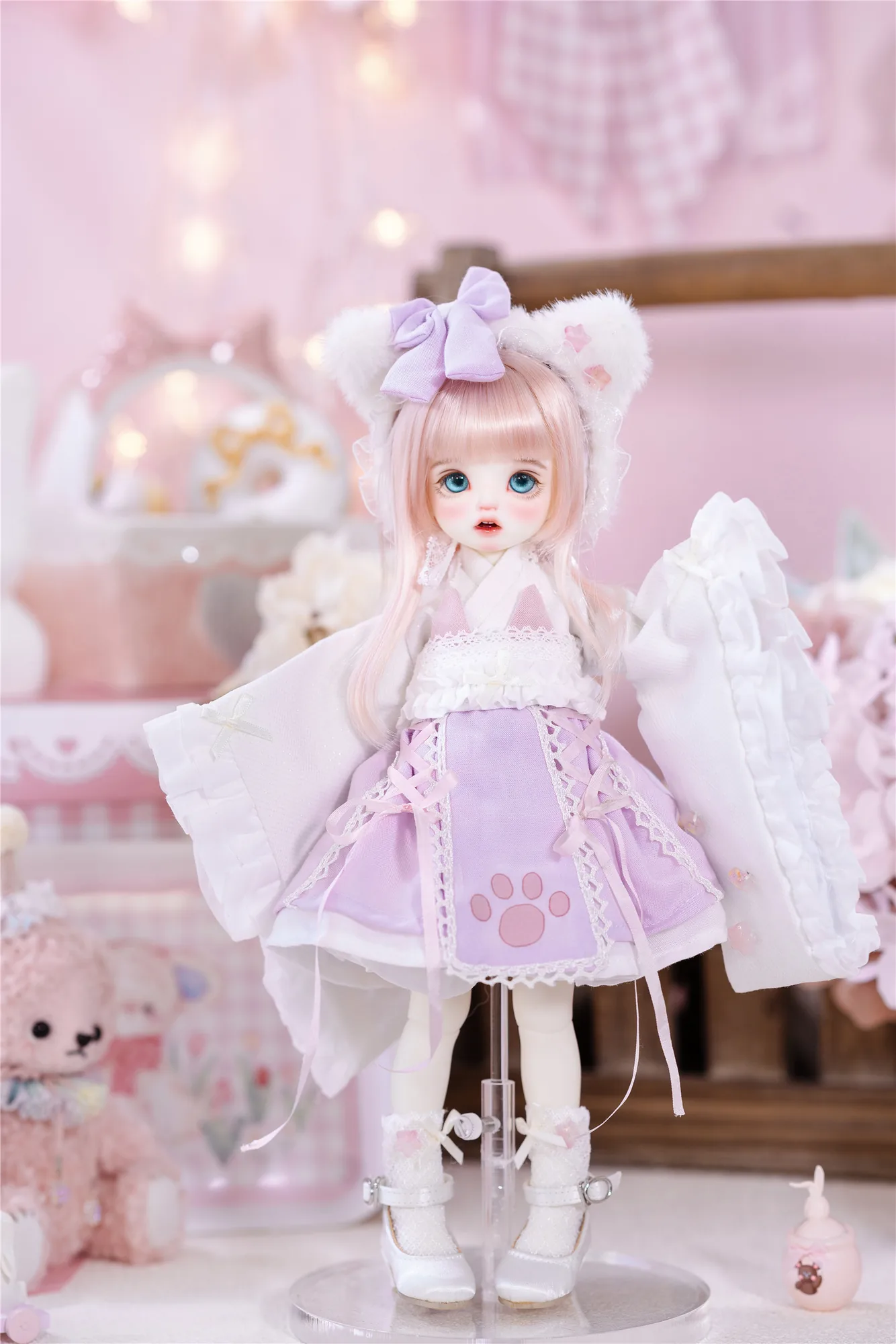 「Sasato」Golden Cherry Blossom (YOSD l 1/6) BJD Outfit Only - Image 4