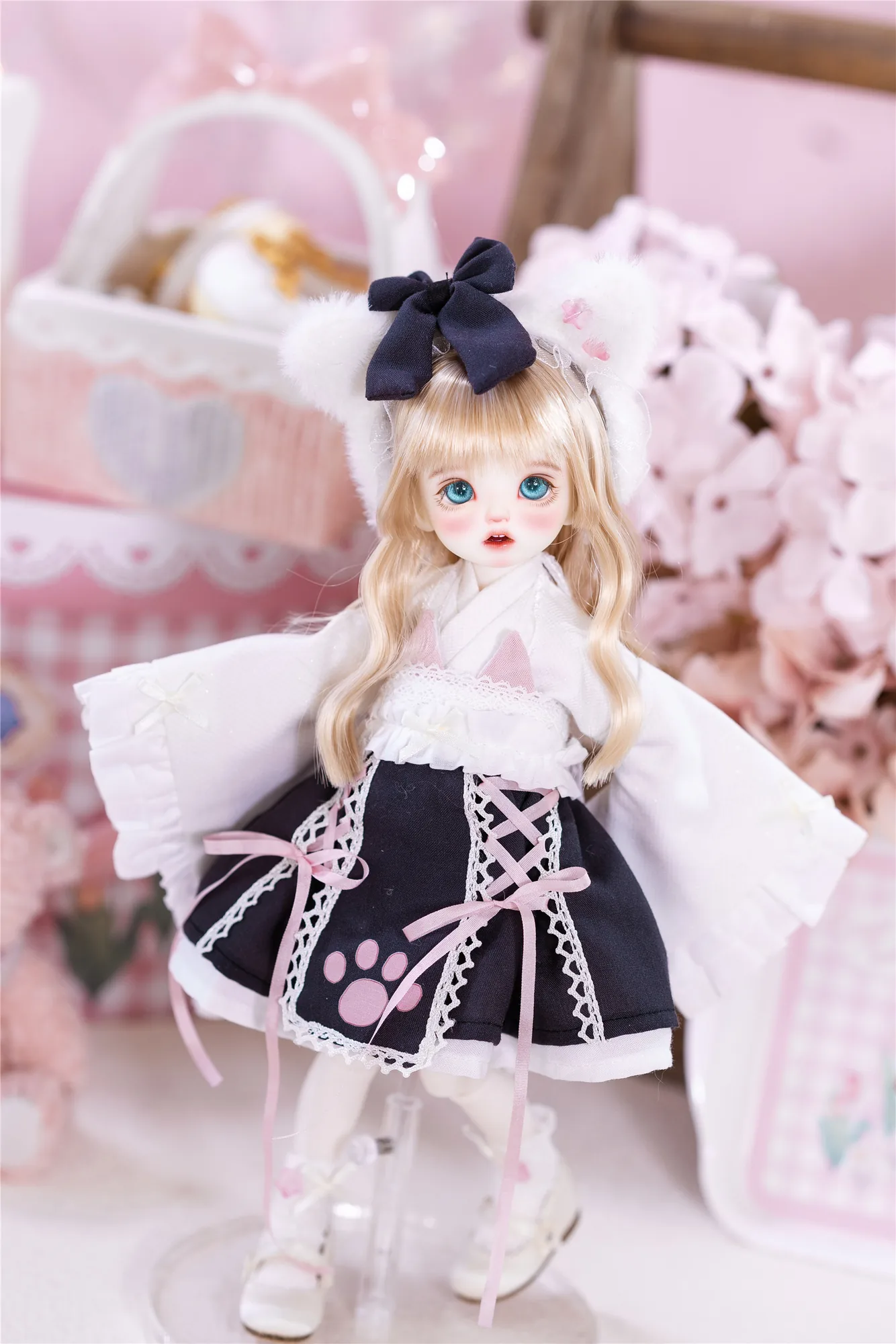 「Sasato」Golden Cherry Blossom (YOSD l 1/6) BJD Outfit Only - Image 7