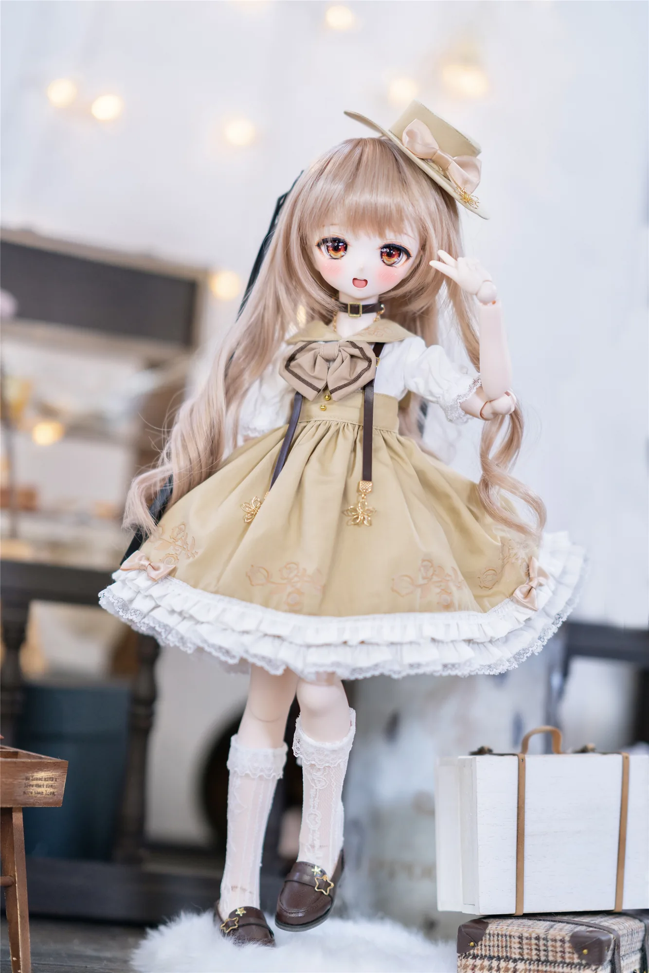 「Sasato」Mechanical Flower (MSD/ Chubby l 1/4) BJD Outfit Only - Image 5