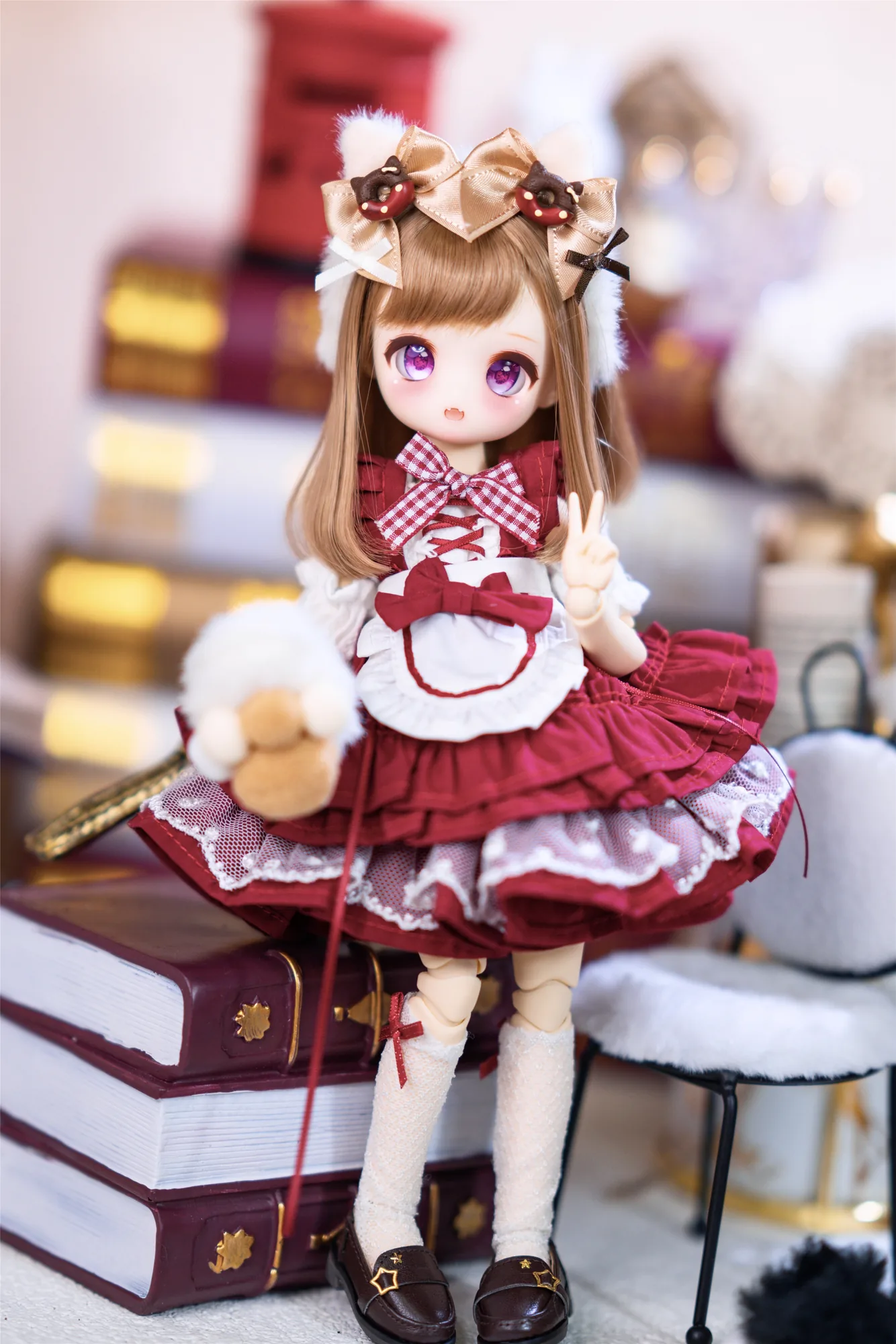 「Sasato」Parfait in the clouds (MSD/ Chubby l 1/4) BJD Outfit Only - Image 2