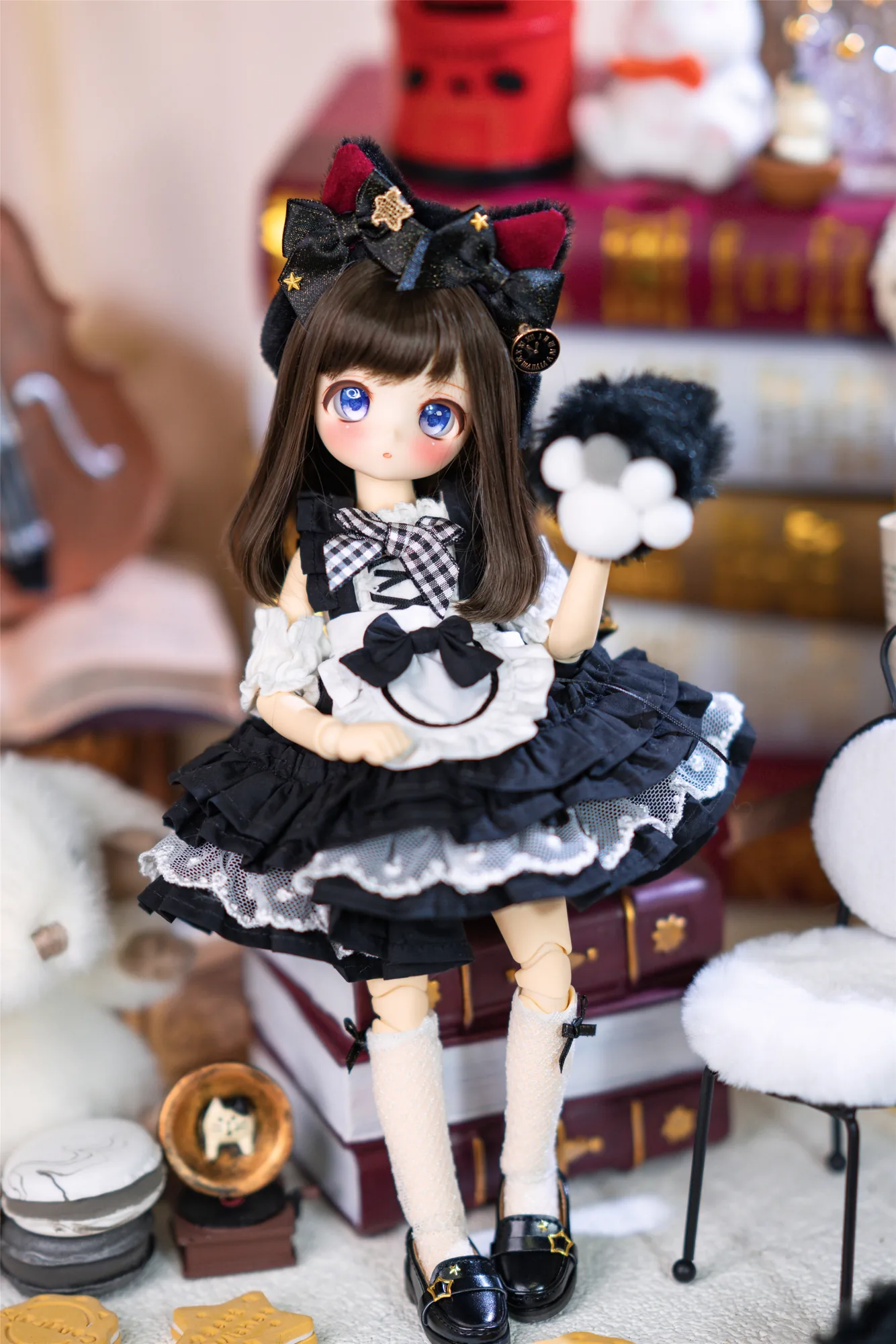 「Sasato」Parfait in the clouds (MSD/ Chubby l 1/4) BJD Outfit Only - Image 4