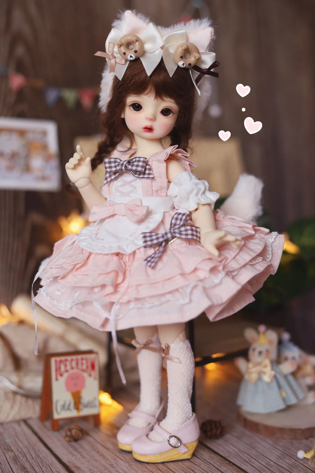 「Sasato」Parfait in the clouds (YOSD l 1/6) BJD Outfit Only - Image 4