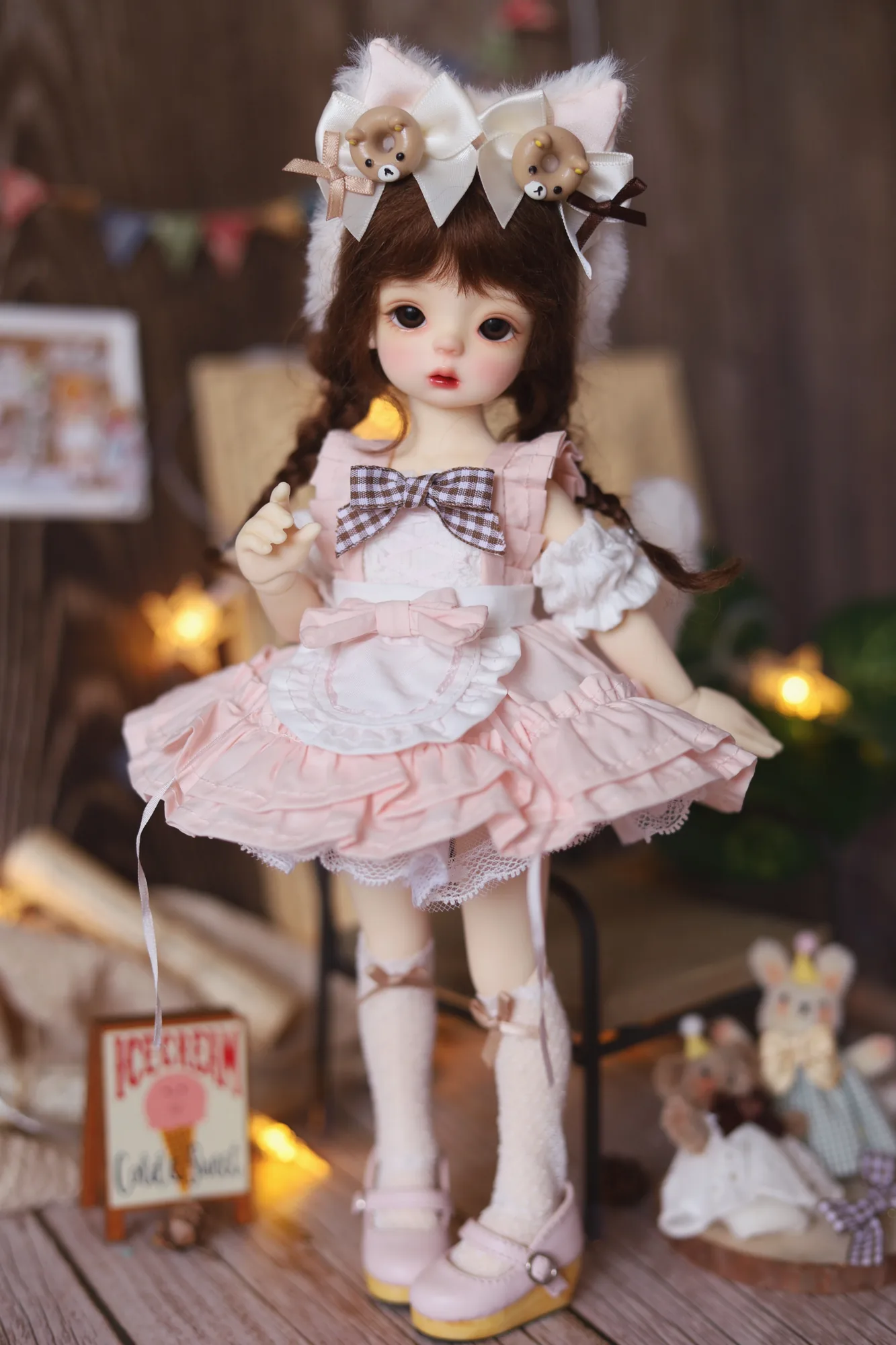「Sasato」Parfait in the clouds (YOSD l 1/6) BJD Outfit Only - Image 5