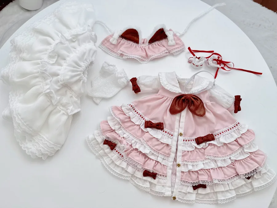 「Sasato」Rose Tea Maiden (MDD/MSD/Chubby l 1/4) BJD Outfit Only - Image 4