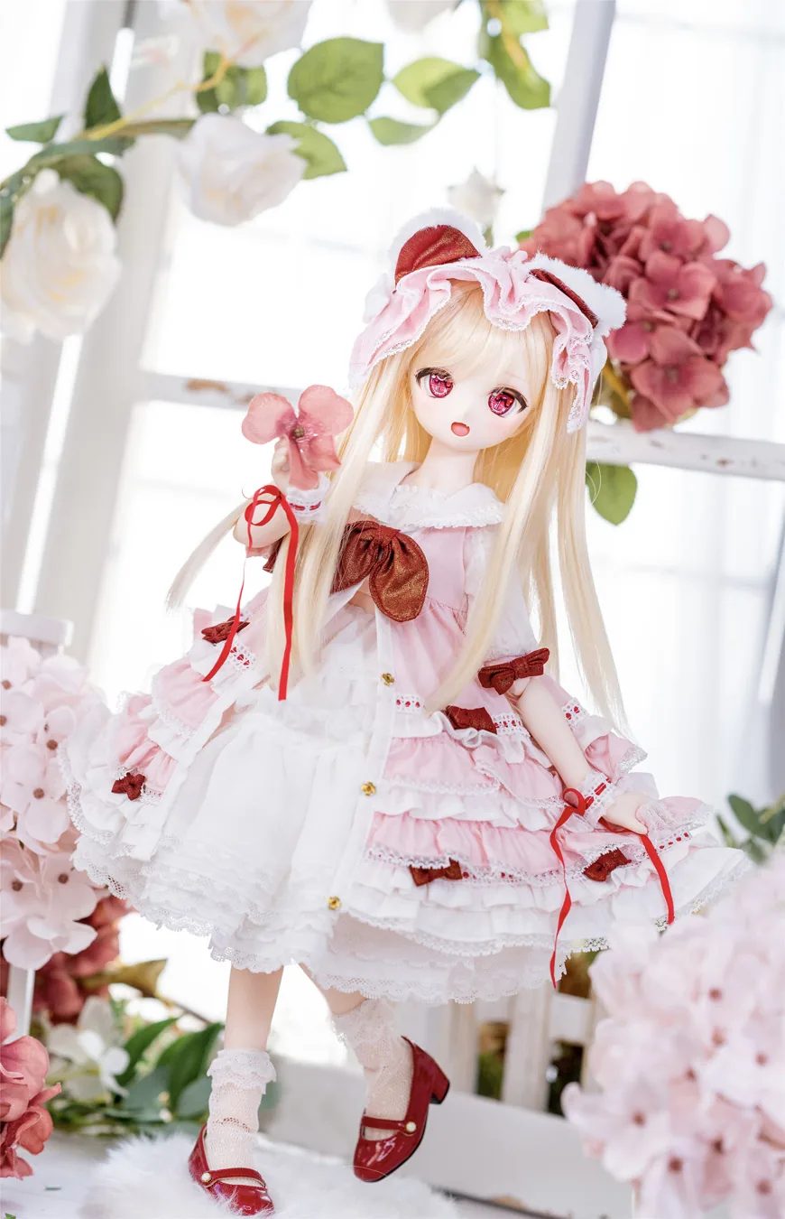 「Sasato」Rose Tea Maiden (MDD/MSD/Chubby l 1/4) BJD Outfit Only - Image 7