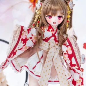 「Sasato」Sakura Rabbit (MDD/MSD/Chubby l 1/4) BJD Outfit Only