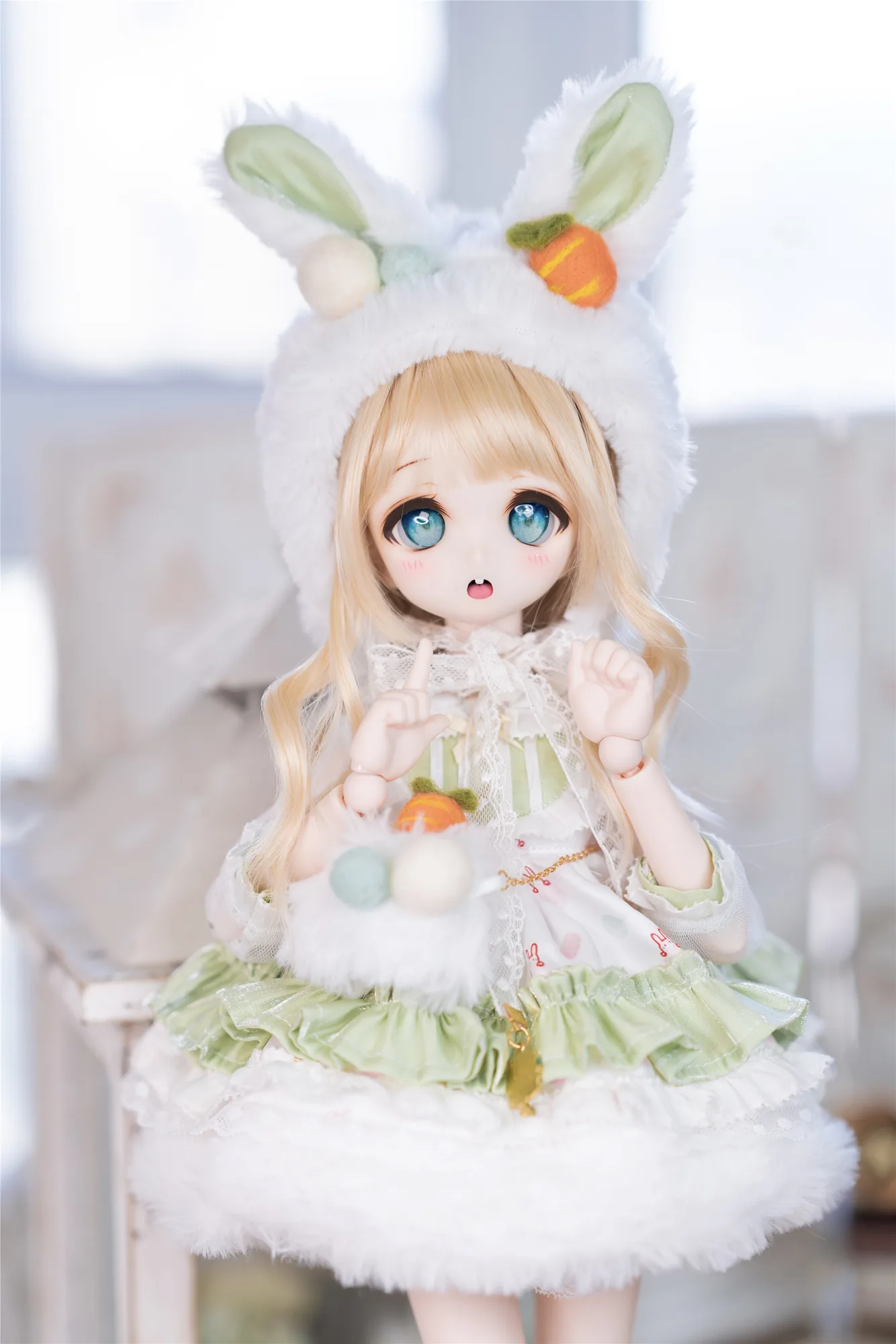 「Sasato」Snowball Milk (MSD/ Chubby l 1/4) BJD Outfit Only - Image 2