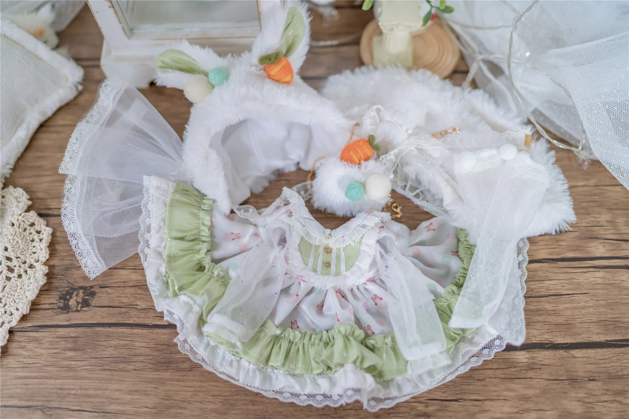 「Sasato」Snowball Milk (MSD/ Chubby l 1/4) BJD Outfit Only - Image 5