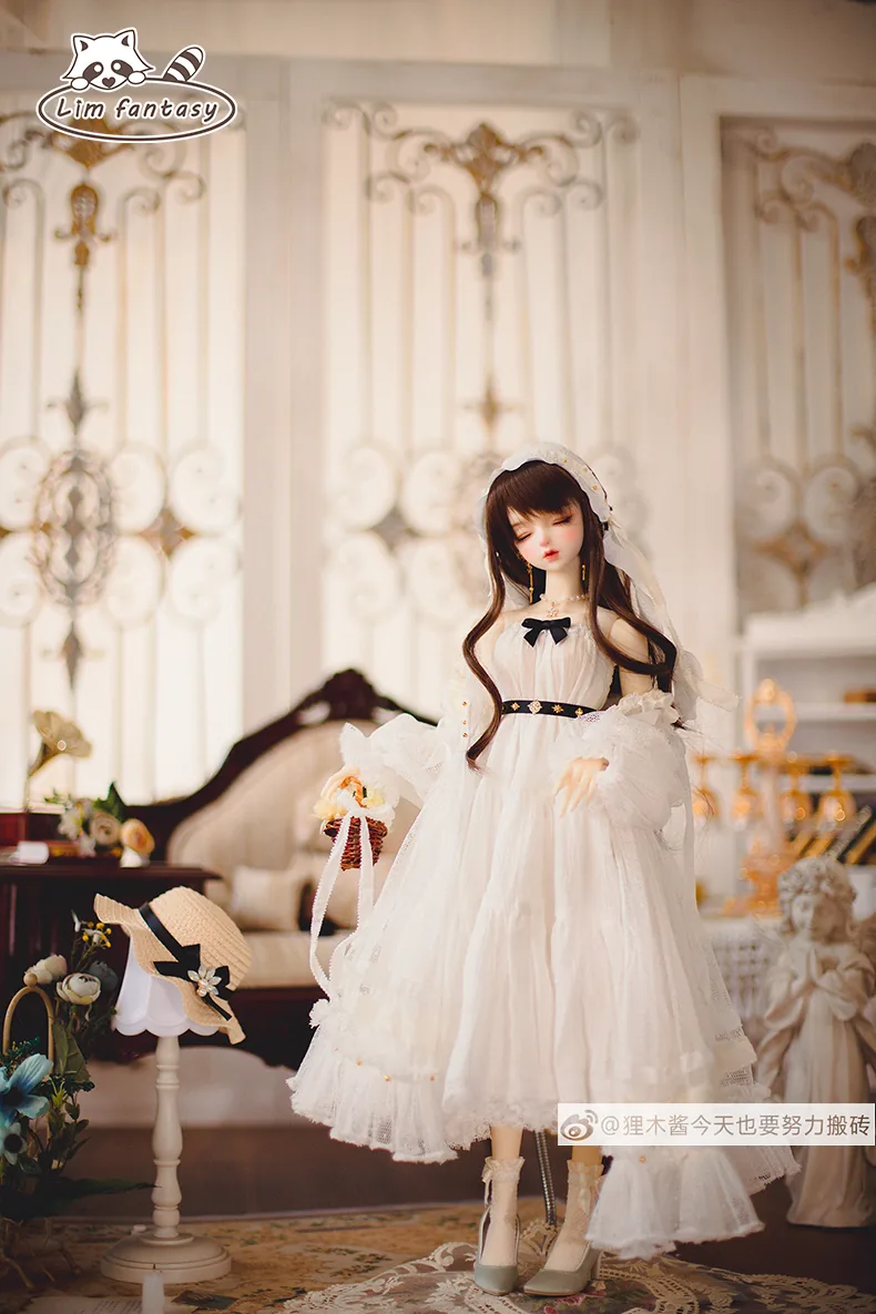 「Sasato」White Tea (SD l SDGR l DD l 1/3 ) BJD Outfit Only - Image 11