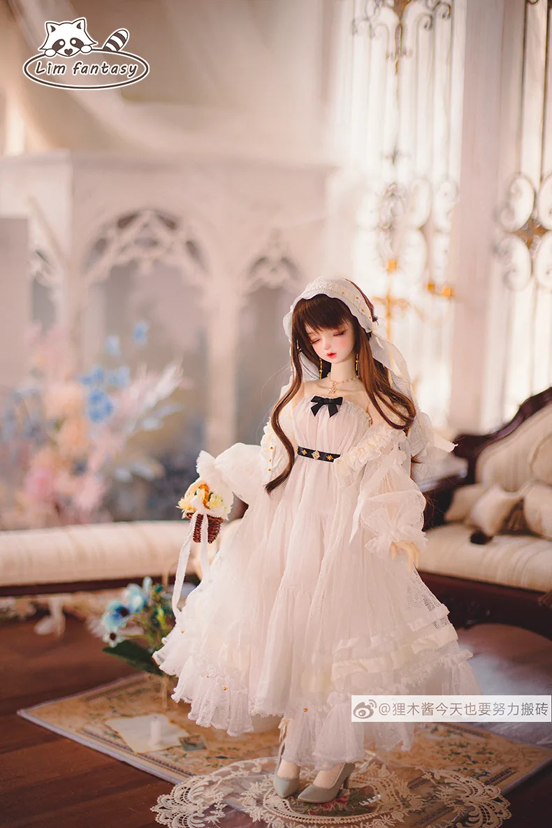 「Sasato」White Tea (SD l SDGR l DD l 1/3 ) BJD Outfit Only - Image 12