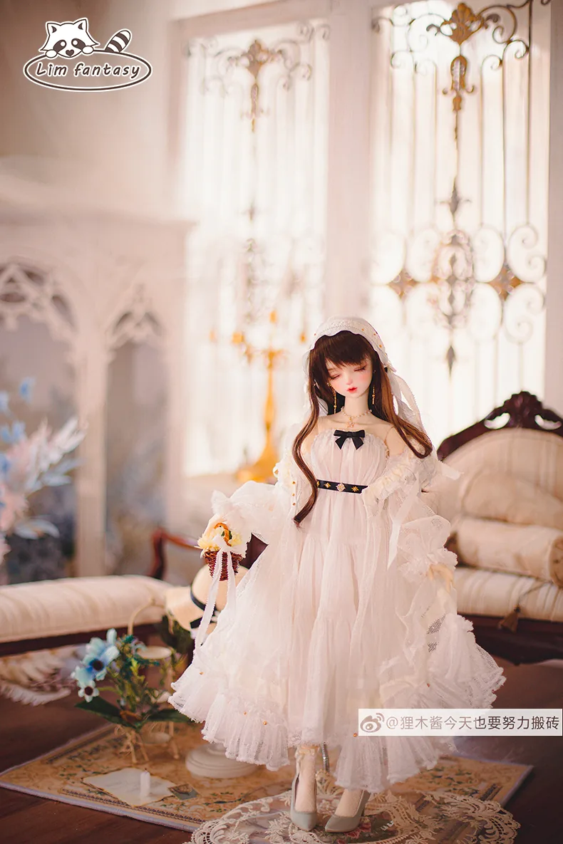 「Sasato」White Tea (SD l SDGR l DD l 1/3 ) BJD Outfit Only - Image 13