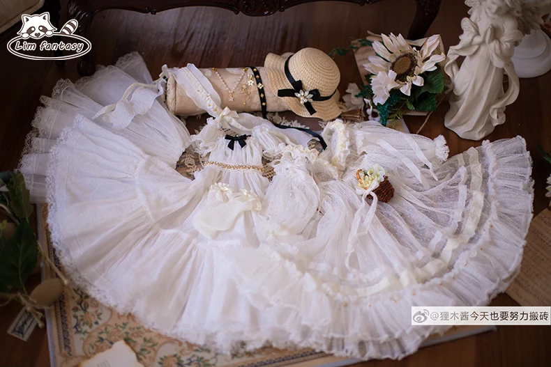 「Sasato」White Tea (SD l SDGR l DD l 1/3 ) BJD Outfit Only - Image 15