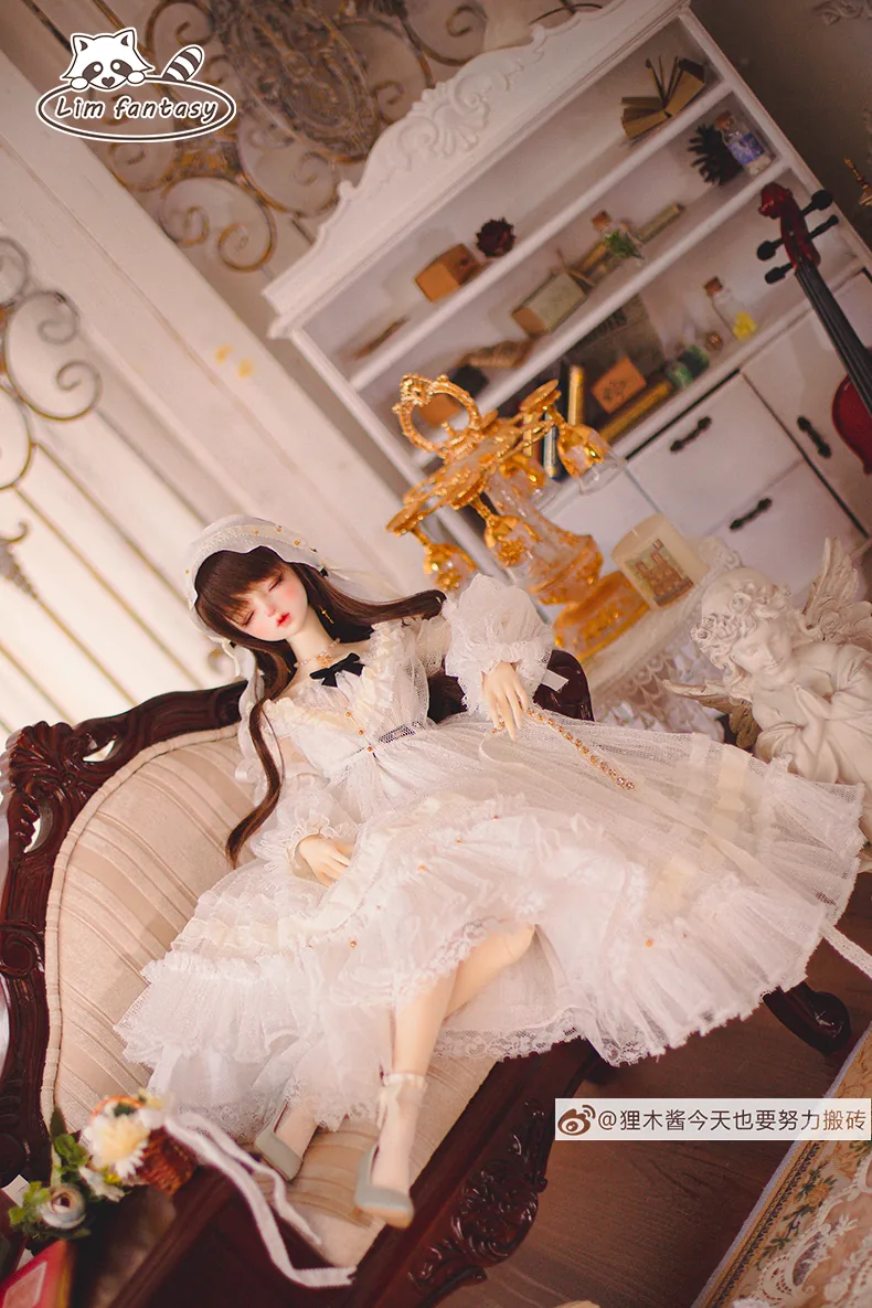 「Sasato」White Tea (SD l SDGR l DD l 1/3 ) BJD Outfit Only - Image 2