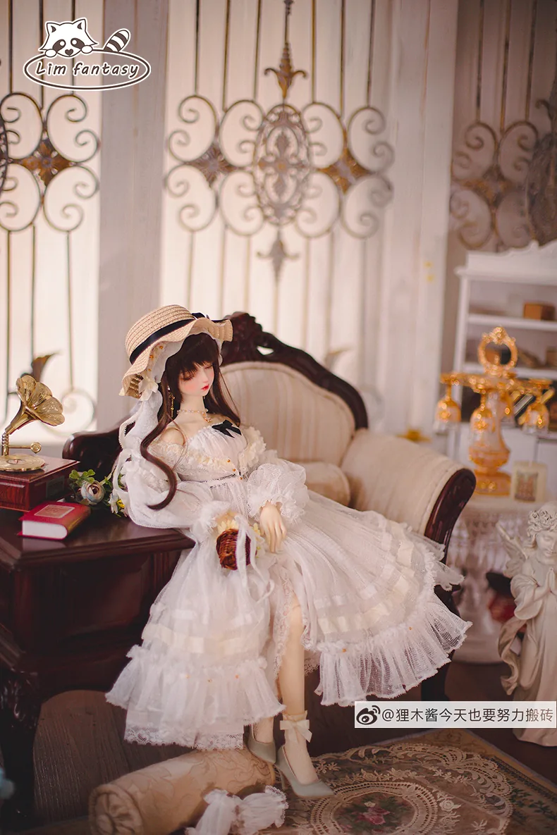 「Sasato」White Tea (SD l SDGR l DD l 1/3 ) BJD Outfit Only - Image 3