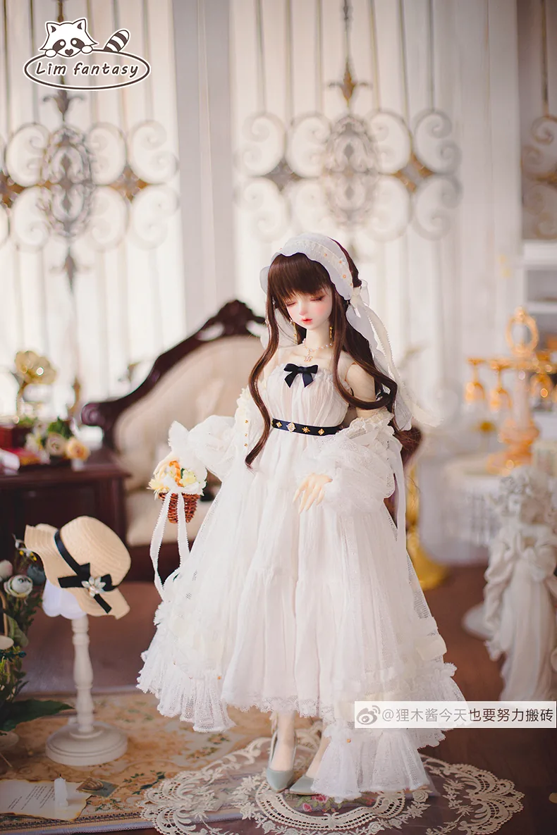 「Sasato」White Tea (SD l SDGR l DD l 1/3 ) BJD Outfit Only - Image 9
