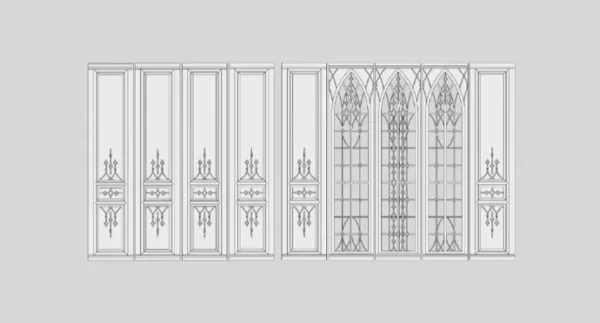 「ShiZao」Wood Background Screen Divider Furniture for YOSD/MSD/SD - Image 8