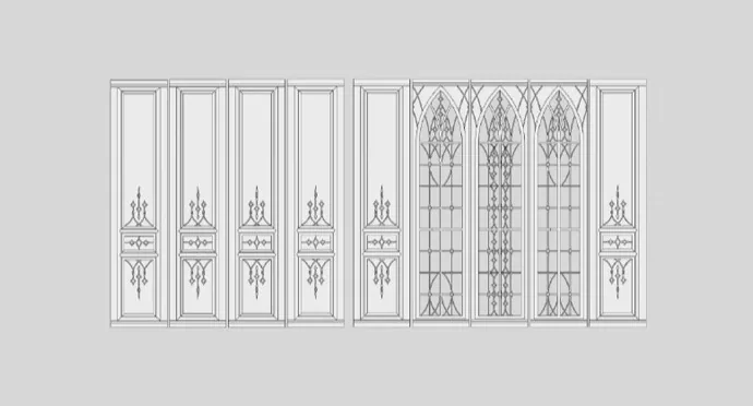 「ShiZao」Wood Background Screen Divider Furniture for YOSD/MSD/SD - Image 8