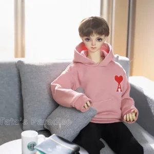 「Tata」Ace Of Heart Pink Hoodie (1/6 | 1/4 | 1/3 | SD17 | 70cm) Outfit ONLY