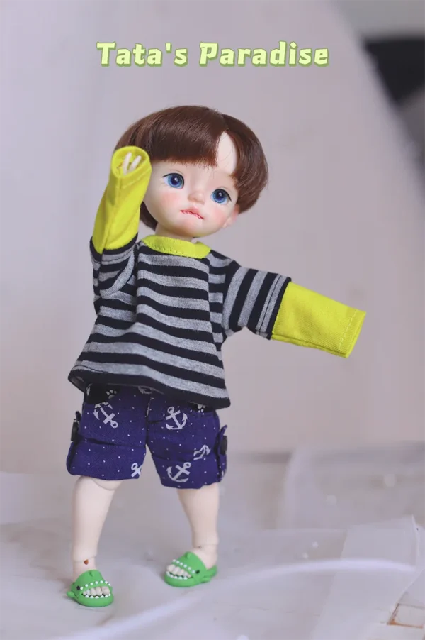 「Tata」Basic Long Sleeves Top / Pant (1/6) Outfit ONLY - Image 11